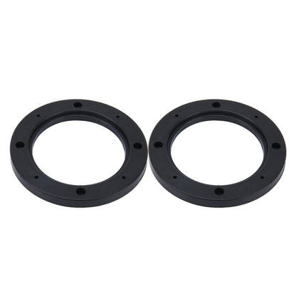 2 PCS 4 inch Car Auto ABS Loudspeaker Base Protection Hollow Cover Holder Mat, Inner Diameter: 10cm, 10cm