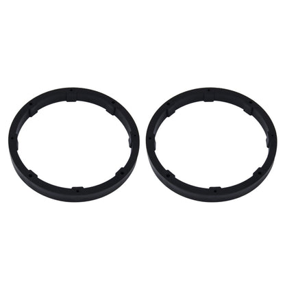 2 PCS 6.5 inch Car Auto ABS  Loudspeaker Base Protection Solid Cover Holder Mat, Inner Diameter: 14.5cm, Universal 6.5 inch