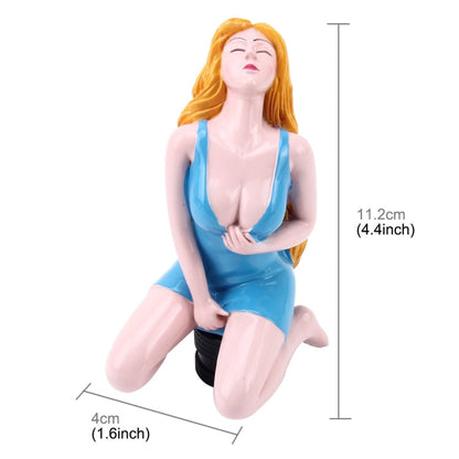 Universal Sexy Beauty Shape ABS Manual or Automatic Gear Shift Knob  with Three Rubber Covers Fit for All Car, Sexy Beauty Shape 3, Sexy Beauty Shape 4, Sexy Beauty Shape 1