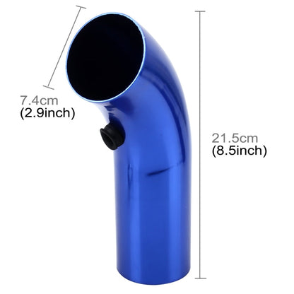 Universal  Air Intake Pipe Super Power Flow Air Intakes Short Cold Racing Aluminium Air Intake Pipe Hose with Cone Filter Kit System