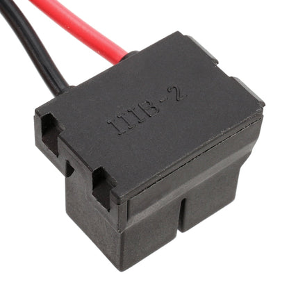 2 PCS Car H7 Ceramics Elbow Bulb Holder Base Female Socket with Wire, H7 (Ceramics)