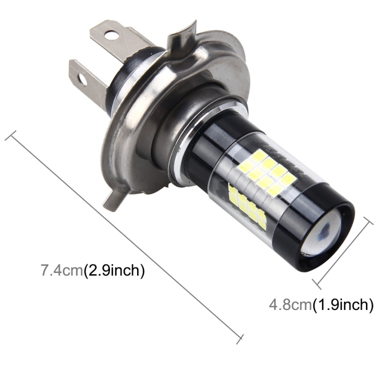 H4 7W 420LM 6000K Car Fog Lights with 42 SMD-3528 LED  Lamps, DC 12V, H4
