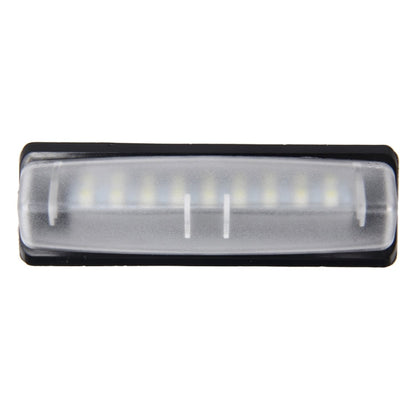 2 PCS License Plate Light with 18  SMD-3528 Lamps for Toyota,2W 120LM,6000K, DC12V(White Light), For Toyota2