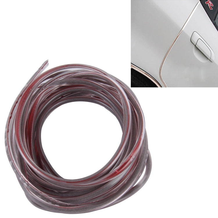 5m Car Decorative Strip PVC Chrome Decoration Strip Door Seal Window Seal, Blue, Red, Transparent, White, Black, Grey