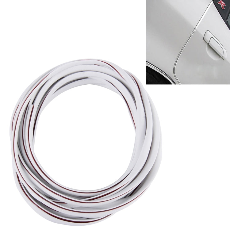 5m Car Decorative Strip PVC Chrome Decoration Strip Door Seal Window Seal, Blue, Red, Transparent, White, Black, Grey