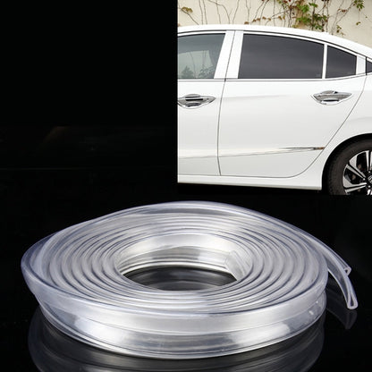 5.6m Car Decorative Strip Rubber Chrome Decoration Strip Door Seal Window Seal, 5.6m Black, 5.6m Red, 5.6m Transparent