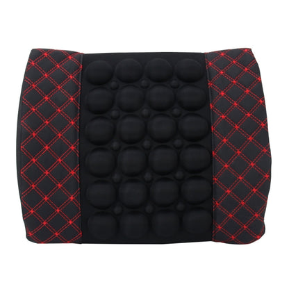 12V Four Season Chemical Fiber Wrapping Lumbar Seat Relaxation Waist Support Cushion for Car Office Family