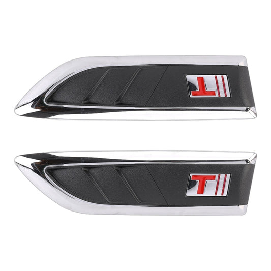 2 PCS Car Side Air Intake Flow Vent Fender Decorative Stickers Cover, Side Air Intake Flow Vent Cover