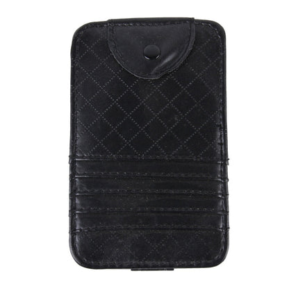 FUDAOCHE Multi-functional Auto Car Sun Visor Sunglasses Holder Card CD Storage Holder Pouch Bag