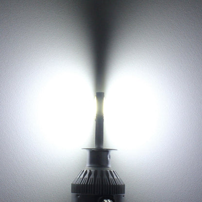 2 PCS  H1 18W 1800 LM 8000K IP68 Canbus Constant Current Car LED Headlight with 2 COB Lamps, DC 9-36V, H1