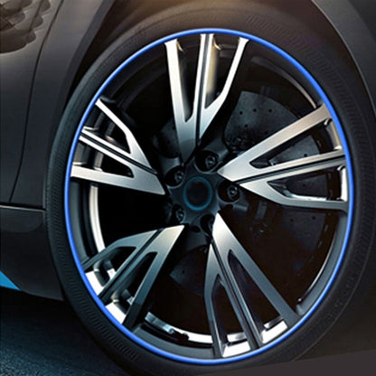 Universal Decorative Scratchproof Stickup 8M Flexible Car Wheel Hub TRIM Mouldings Shining Decoration Strip, 8m Shining, 8m