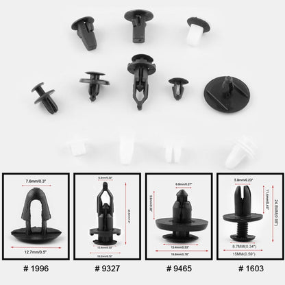 292 PCS Car Retainer Clips Assortment Car Panel Trim Plastic Fasteners Rivet Clips Set, 292 PCS