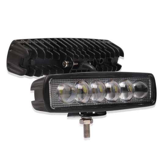 6 inch 18W 6000K IP68 8D Car Boat Marine Work Lights Spotlight LED Bulbs, DC 10-30V, 18W