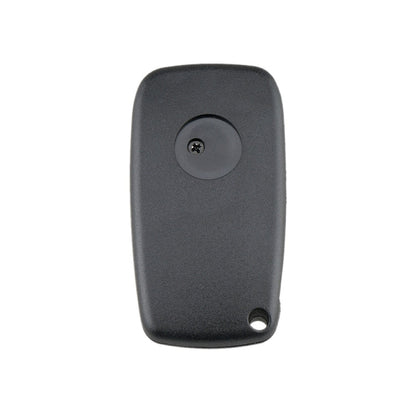 For FIAT Car Keys Replacement 3 Buttons Car Key Case with Side Battery Holder, Black, Blue