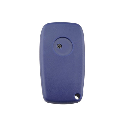 For FIAT Car Keys Replacement 3 Buttons Car Key Case with Side Battery Holder, Blue, Black