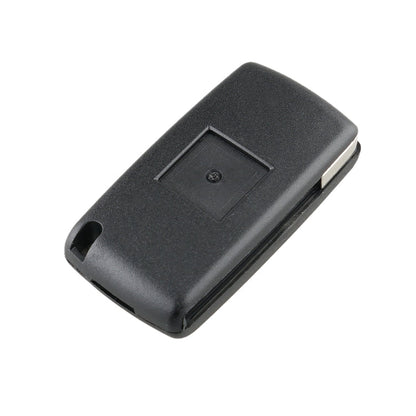 For PEUGEOT 2 Buttons ASK Signal Intelligent Remote Control Car Key with Integrated Chip & Battery & Holder, without Grooved, Frequency: 433MHz, 2 Buttons without Grooved