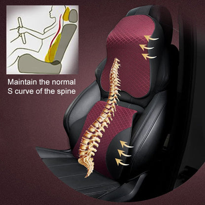 Four Seasons Breathable Memory Foam Car Neck Pillow Polyester Headrest