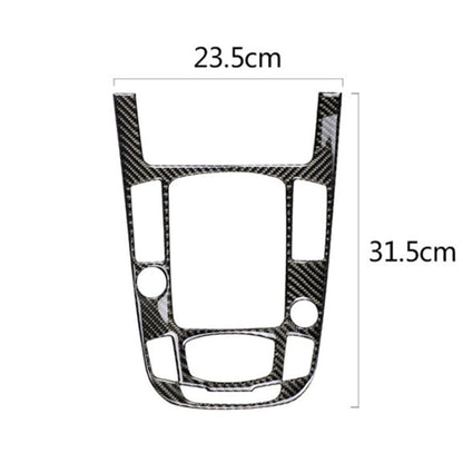 Car Carbon Fiber Gear Position Panel Decorative Sticker for Audi 2010-2018 Q5 / 2009-2016 A4L / 2009-2016 A5, Left Drive, Gear Position (C)