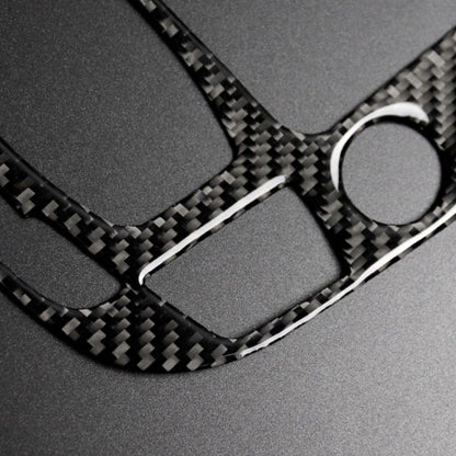 Car Carbon Fiber Gear Position Panel Decorative Sticker for Audi 2010-2018 Q5 / 2009-2016 A4L / 2009-2016 A5, Left Drive, Gear Position (C)
