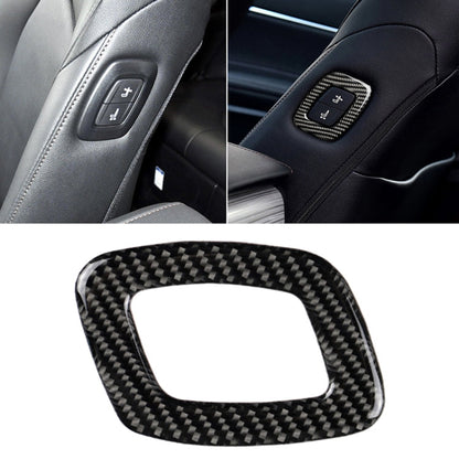 Car Carbon Fiber Seat Adjustment Decorative Sticker for Toyota Eighth Generation Camry 2018-2019, Left Drive, Seat Adjustment