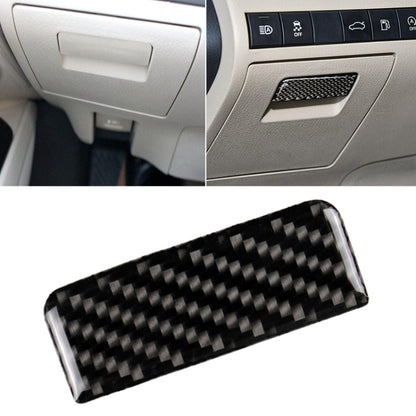 Car Carbon Fiber Main Driving Storage Box Handle Decorative Sticker for Toyota Eighth Generation Camry 2018-2019, Main Driving Storage Box Handle