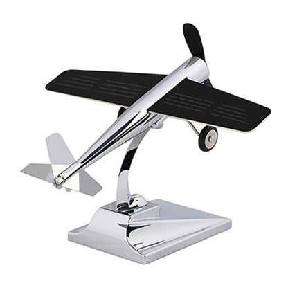 Car Interior Decoration Accessories Aircraft Model Ornaments Propeller Rotating Solar Energy Ornament