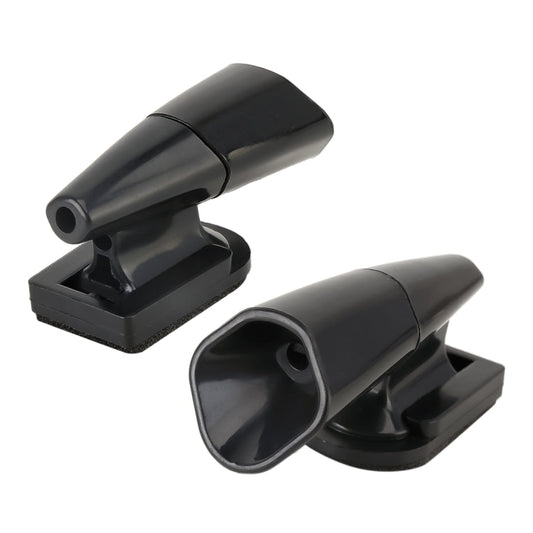 Car ABS Deer Alert Sound Alarm Ultrasonic Wind Power Animal Repeller, Alarm Ultrasonic  (Black), Alarm Ultrasonic (Silver)