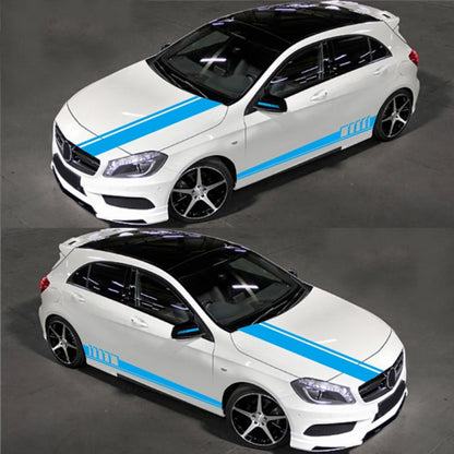 5 in 1 Car Styling Stripe Hood PVC Sticker Auto Decorative Sticker, D-935