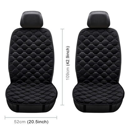 Car 12V Front Seat Heater Cushion Warmer Cover Winter Heated Warm, Double Seat, 12V Double Seat (Black), 21V Double Seat (Coffee), 12V Double Seat (Beige), 12V Double Seat (Red)