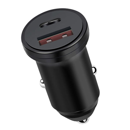PD 20W USB-C / Type-C + QC 3.0 USB Interface Fast Charging Car Charger