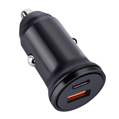 PD 20W USB-C / Type-C + QC 3.0 USB Interface Fast Charging Car Charger
