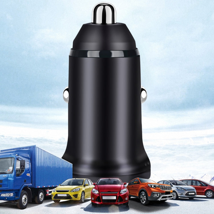 PD 20W USB-C / Type-C + QC 3.0 USB Interface Fast Charging Car Charger