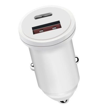 PD 20W USB-C / Type-C + QC 3.0 USB Interface Fast Charging Car Charger
