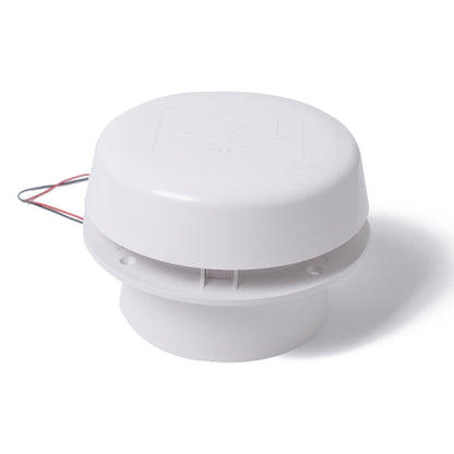 Mushroom Shape 12V White Volt  RV Roof Mute Air Vent Fan Camper Travel Trailer, A0673