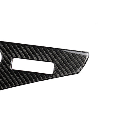 4 PCS Car Carbon Fiber Door Inner Handle Panel Decorative Sticker for Infiniti Q50 2014-2020, Left Drive, Door Inner Handle Panel (A)