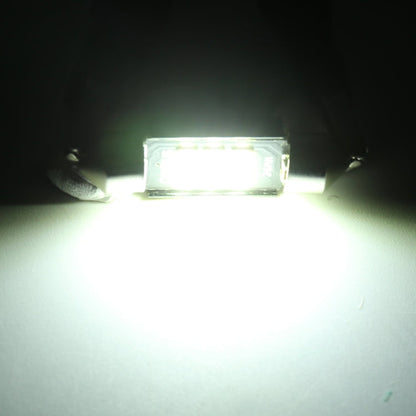 2 PCS 31mm DC12V / 2.5W / 6000K / 170LM 6LEDs SMD-3030 Car Reading Lamp Dome Light, 31mm