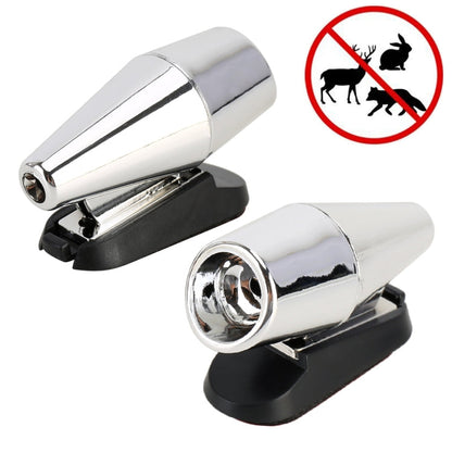 Pair Car ABS Deer Alert Sound Alarm Ultrasonic Wind Power Animal Repeller, Wind Power Animal Repeller (Black), Wind Power Animal Repeller (Black Silver)