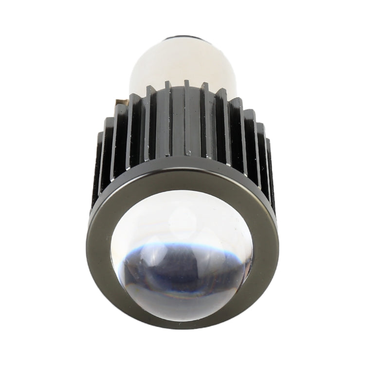 BA20D DC12-80V / 10W / 6000K / 3000K / 800LM Bicolor Motorcycle Headlights with Projector Lens, BA20D