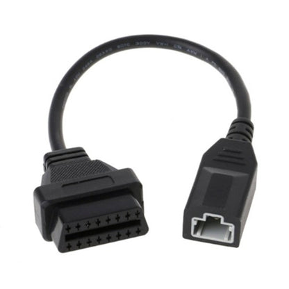 Car 3 Pin to 16 Pin OBD Cable for Honda, Cable Length: 40cm, 3 Pin to 16 Pin OBD Cable