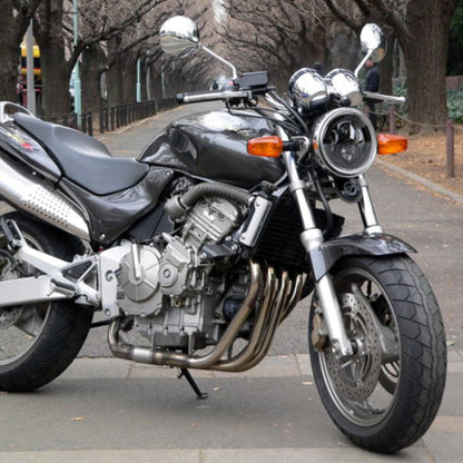 7 inch Round LED Motorcycle Headlight Modified Spotlight for Honda, For Honda, For Honda Silver