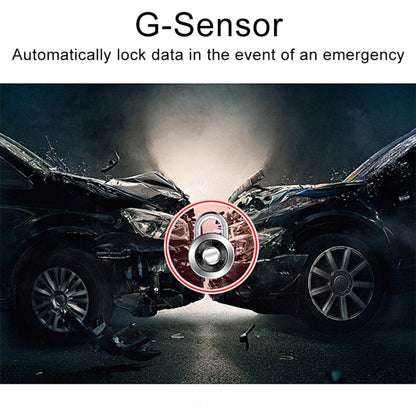 3 in 1 4 inch 170 Degree Wide Angle Night Vision HD 1080P Video Car DVR, Support Motion Detection / G-Sensor, 4 inch