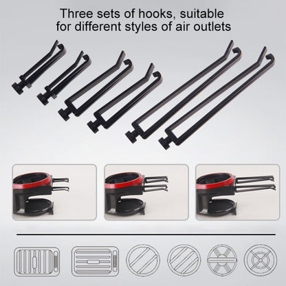 2 in 1 Car Air Outlet Magnetic Mount Beverage Cup Stand Phone Holder, 2 in 1 Phone Holder, 2 in 1 Phone Holder(Red)