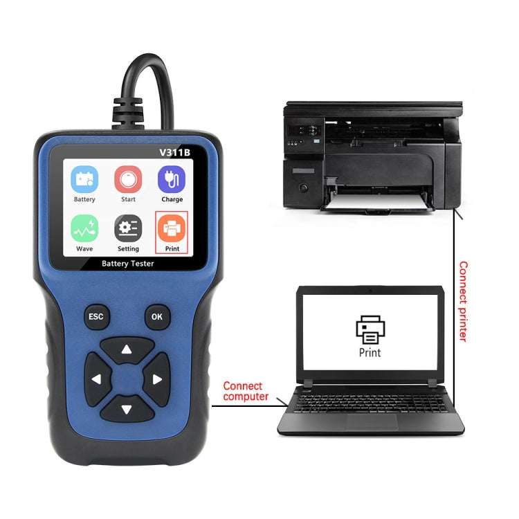 V311B Car 12V Handheld Battery Tester, V311B