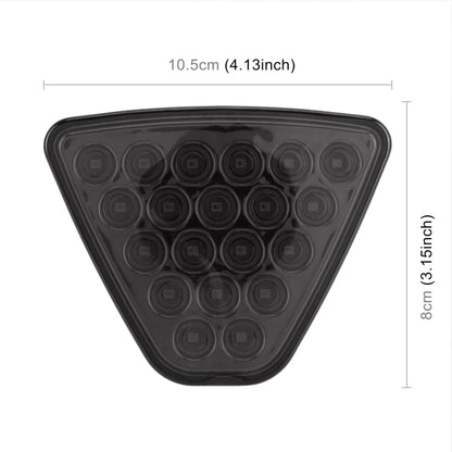 DC12V 1W Car Triangle Highlight Brake Lights Reversing Light with 20LEDs SMD-3528, Triangle (Black), Triangle (Red), Triangle (Transparent)