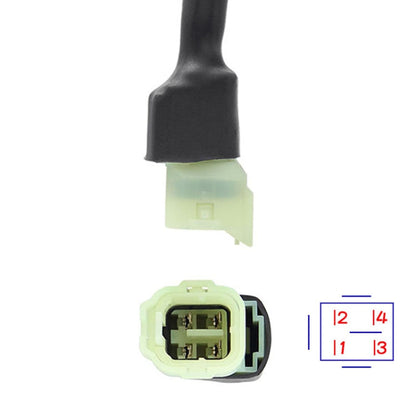 Motorcycle OBD 16PIN Female to 4PIN Connector Cable for Honda, 16PIN to 4PIN
