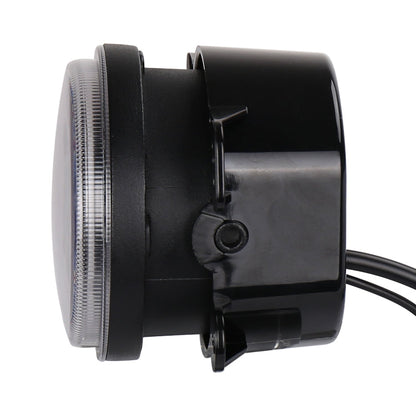 2 PCS DC12V-30V / 30W / 3A / 1440LM 12LEDs  4 inch Car LED Colorful Fog Light, Style: White Background, Style: White Background (White Light), Style: White Background (Yellow Light)