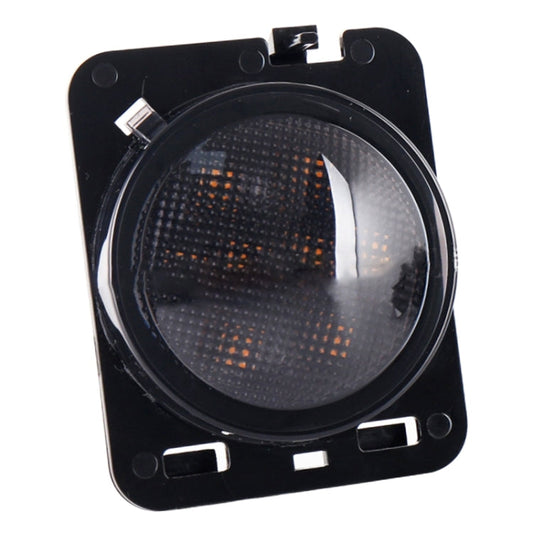 2 PCS 8W DC 12V Car SUV Refit LED Wheel Eyebrow Turn Signal for Jeep Wrangler JK 07-17, Specification: Butt Assembly with Aperture, Specification: Butt Assembly with Aperture