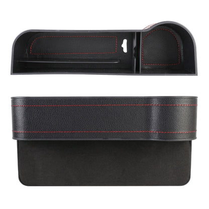 2 PCS Car Multi-functional Principal And Deputy Driver Seat Console Leather Box, Seat Console Leather Box (Black), Seat Console Leather Box (Beige), Seat Console Leather Box (Brown)