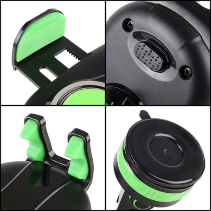 ZP-X0466 Car 360 Degree Rotating Telescopic Folding Round Suction Cup Mobile Phone Holder, ZP-X0466 (Green)
