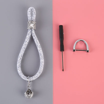 Car Diamond Metal + Plastic Keychain